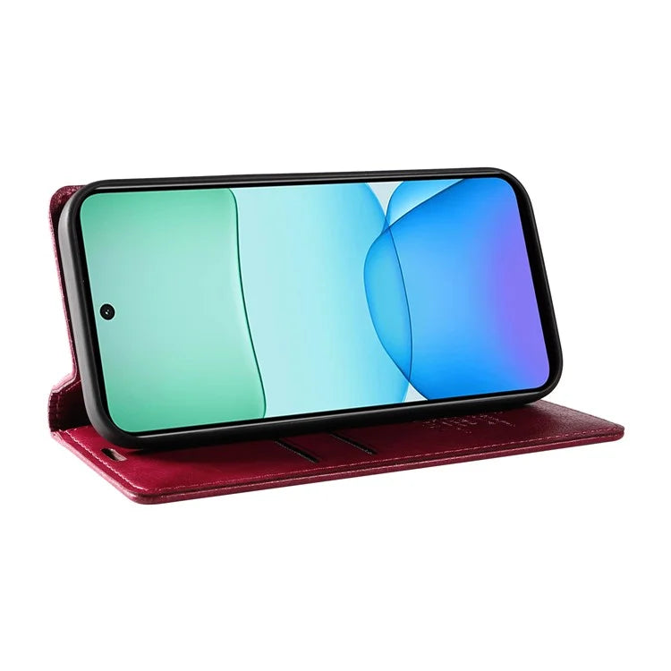 YIKATU YK-006 For Xiaomi Redmi 13 5G / 13 4G Phone Stand Case Litchi Texture Leather Phone Cover Wallet