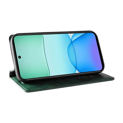YIKATU YK-006 For Xiaomi Redmi 13 5G / 13 4G Phone Stand Case Litchi Texture Leather Phone Cover Wallet