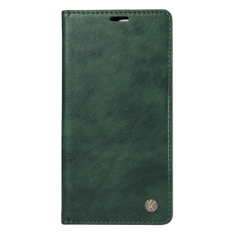 YIKATU YK-006 For Xiaomi Redmi 13 5G / 13 4G Phone Stand Case Litchi Texture Leather Phone Cover Wallet