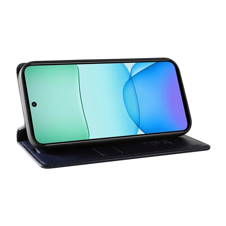 YIKATU YK-006 For Xiaomi Redmi 13 5G / 13 4G Phone Stand Case Litchi Texture Leather Phone Cover Wallet
