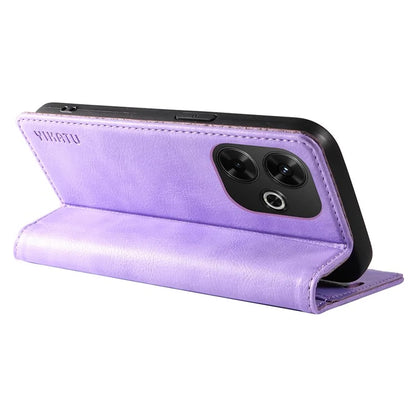 YIKATU YK-006 For Xiaomi Redmi 13 5G / 13 4G Phone Stand Case Litchi Texture Leather Phone Cover Wallet