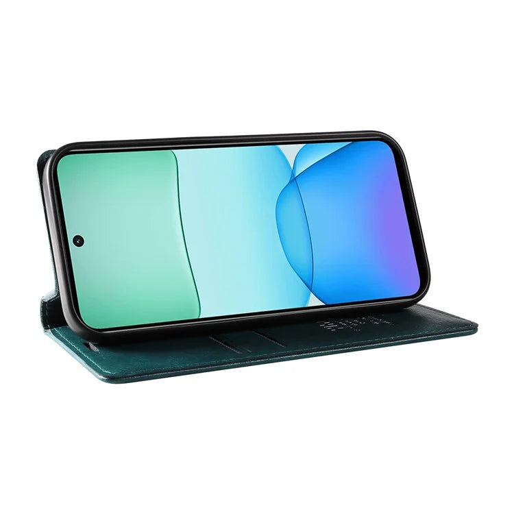 YIKATU YK-006 For Xiaomi Redmi 13 5G / 13 4G Phone Stand Case Litchi Texture Leather Phone Cover Wallet