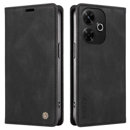 YIKATU YK-004 For Xiaomi Redmi 13 5G / 13 4G Case Wallet Leather Phone Cover Skin-Touch Feel