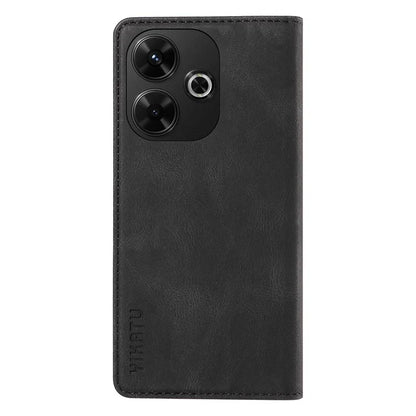 YIKATU YK-004 For Xiaomi Redmi 13 5G / 13 4G Case Wallet Leather Phone Cover Skin-Touch Feel