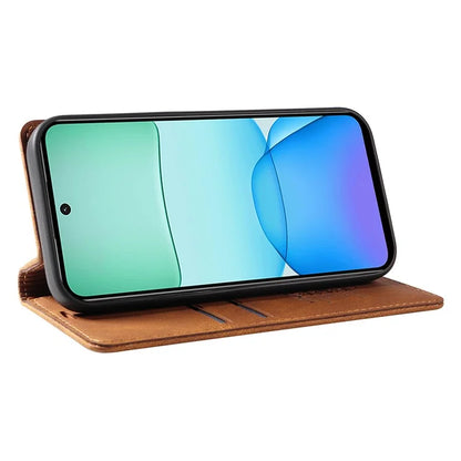 YIKATU YK-004 For Xiaomi Redmi 13 5G / 13 4G Case Wallet Leather Phone Cover Skin-Touch Feel