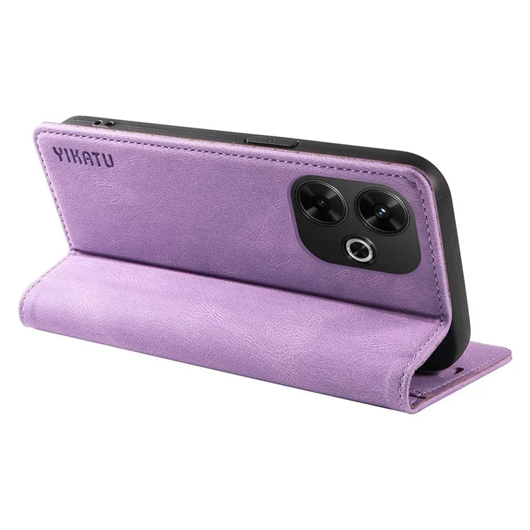YIKATU YK-004 For Xiaomi Redmi 13 5G / 13 4G Case Wallet Leather Phone Cover Skin-Touch Feel