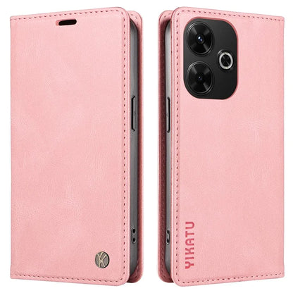 YIKATU YK-004 For Xiaomi Redmi 13 5G / 13 4G Case Wallet Leather Phone Cover Skin-Touch Feel