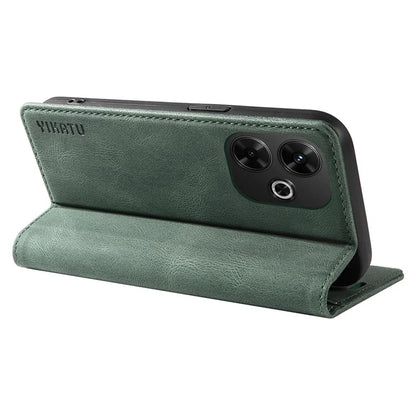 YIKATU YK-004 For Xiaomi Redmi 13 5G / 13 4G Case Wallet Leather Phone Cover Skin-Touch Feel