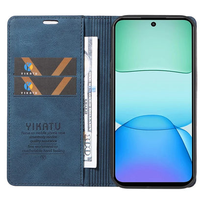YIKATU YK-004 For Xiaomi Redmi 13 5G / 13 4G Case Wallet Leather Phone Cover Skin-Touch Feel