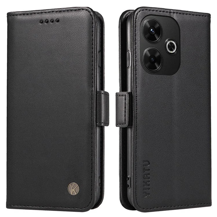 YIKATU YK-001 For Xiaomi Redmi 13 5G / 13 4G Wallet Case PU Leather Folio Flip Phone Cover