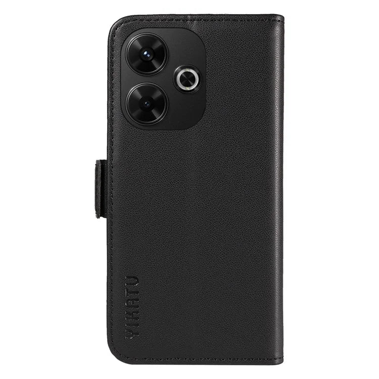YIKATU YK-001 For Xiaomi Redmi 13 5G / 13 4G Wallet Case PU Leather Folio Flip Phone Cover