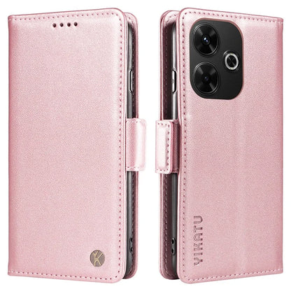 YIKATU YK-001 For Xiaomi Redmi 13 5G / 13 4G Wallet Case PU Leather Folio Flip Phone Cover