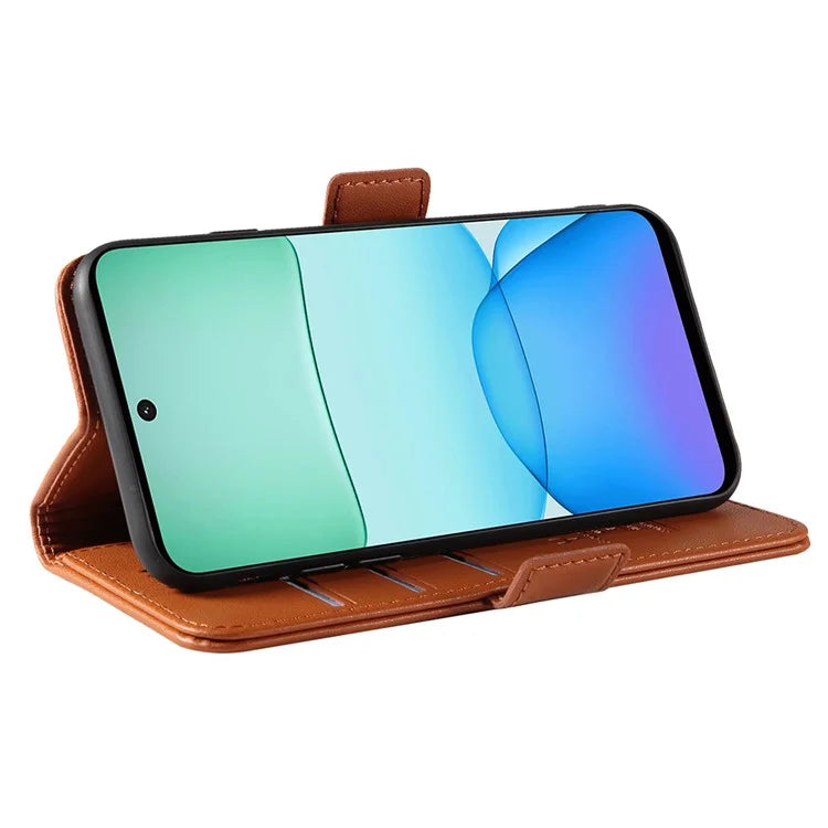 YIKATU YK-001 For Xiaomi Redmi 13 5G / 13 4G Wallet Case PU Leather Folio Flip Phone Cover