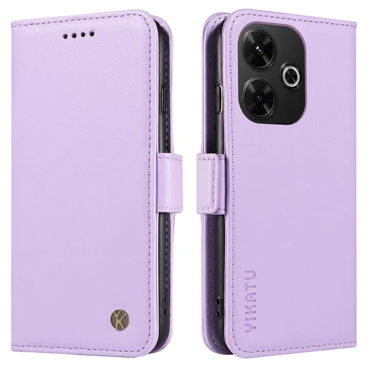 YIKATU YK-001 For Xiaomi Redmi 13 5G / 13 4G Wallet Case PU Leather Folio Flip Phone Cover