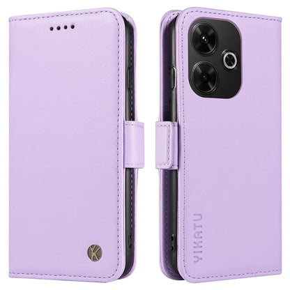YIKATU YK-001 For Xiaomi Redmi 13 5G / 13 4G Wallet Case PU Leather Folio Flip Phone Cover
