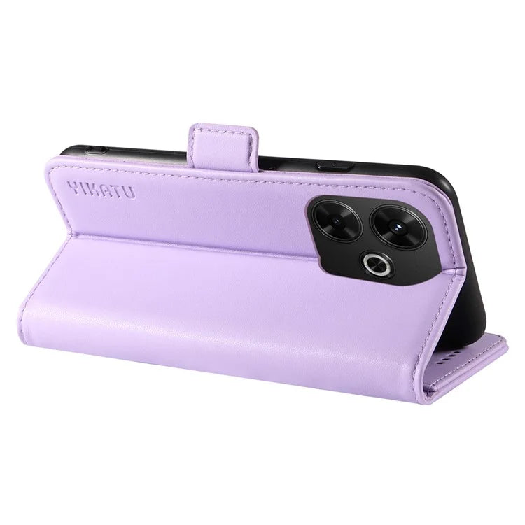 YIKATU YK-001 For Xiaomi Redmi 13 5G / 13 4G Wallet Case PU Leather Folio Flip Phone Cover