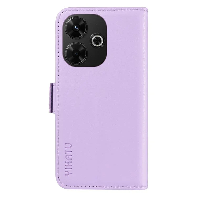 YIKATU YK-001 For Xiaomi Redmi 13 5G / 13 4G Wallet Case PU Leather Folio Flip Phone Cover