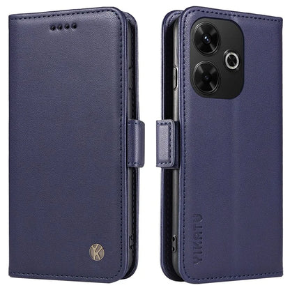 YIKATU YK-001 For Xiaomi Redmi 13 5G / 13 4G Wallet Case PU Leather Folio Flip Phone Cover