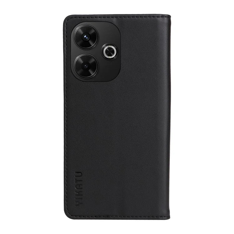 YIKATU YK-001 For Xiaomi Redmi 13 5G / 13 4G Case Leather Phone Cover Magnetic Closure