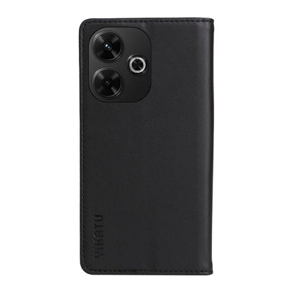 YIKATU YK-001 For Xiaomi Redmi 13 5G / 13 4G Case Leather Phone Cover Magnetic Closure