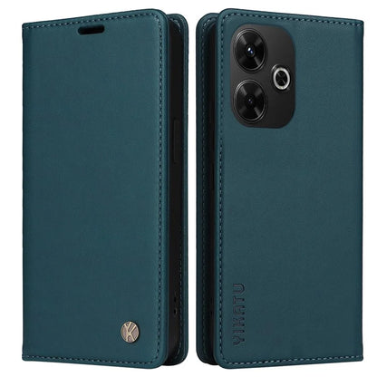YIKATU YK-001 For Xiaomi Redmi 13 5G / 13 4G Case Leather Phone Cover Magnetic Closure