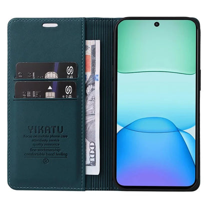 YIKATU YK-001 For Xiaomi Redmi 13 5G / 13 4G Case Leather Phone Cover Magnetic Closure