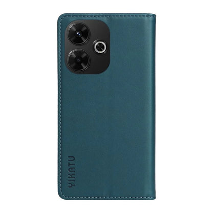 YIKATU YK-001 For Xiaomi Redmi 13 5G / 13 4G Case Leather Phone Cover Magnetic Closure