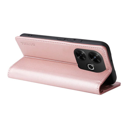 YIKATU YK-001 For Xiaomi Redmi 13 5G / 13 4G Case Leather Phone Cover Magnetic Closure