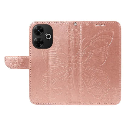 For Xiaomi Redmi 13 5G / 13 4G Case Butterfly Pattern Leather Phone Wallet Cover