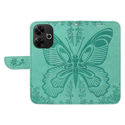 For Xiaomi Redmi 13 5G / 13 4G Case Butterfly Pattern Leather Phone Wallet Cover
