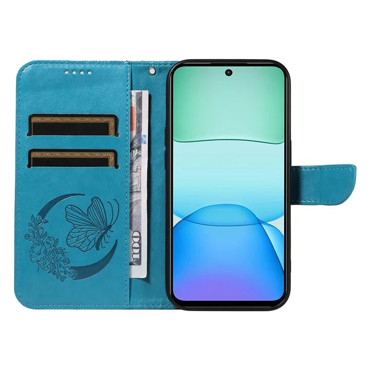 For Xiaomi Redmi 13 5G / 13 4G Case Butterfly Pattern Leather Phone Wallet Cover