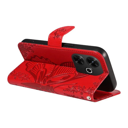 For Xiaomi Redmi 13 5G / 13 4G Case Butterfly Pattern Leather Phone Wallet Cover
