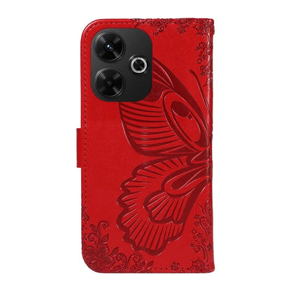 For Xiaomi Redmi 13 5G / 13 4G Case Butterfly Pattern Leather Phone Wallet Cover