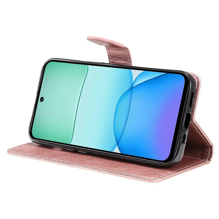 KT Leather Series-2 for Xiaomi Redmi 13 5G / 13 4G Case PU Leather Wallet Stand View Phone Cover
