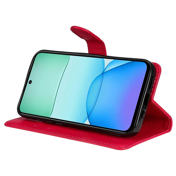 KT Leather Series-2 for Xiaomi Redmi 13 5G / 13 4G Case PU Leather Wallet Stand View Phone Cover