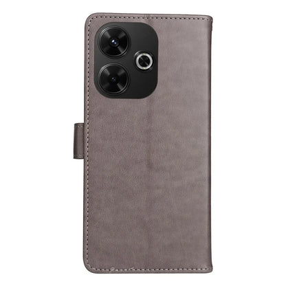 KT Imprinting Flower Series-4 For Xiaomi Redmi 13 5G / 13 4G Case Cat Bee Leather Phone Cover