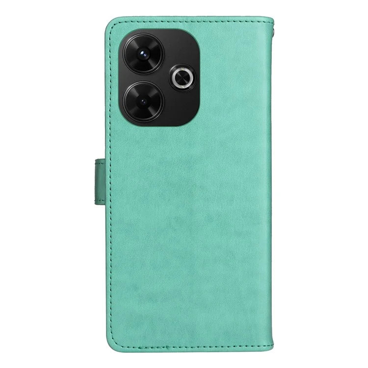 KT Imprinting Flower Series-4 For Xiaomi Redmi 13 5G / 13 4G Case Cat Bee Leather Phone Cover
