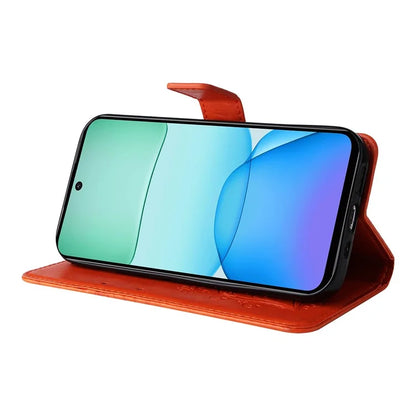 KT Imprinting Flower Series-2 For Xiaomi Redmi 13 5G / 13 4G Case Floral Butterfly Leather Stand Phone Cover