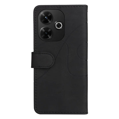 KT Leather Series-1 For Xiaomi Redmi 13 5G / 13 4G Case Wallet Leather Phone Cover Dual Color Splicing