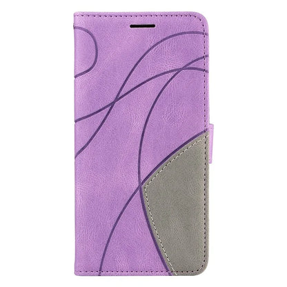 KT Leather Series-1 For Xiaomi Redmi 13 5G / 13 4G Case Wallet Leather Phone Cover Dual Color Splicing