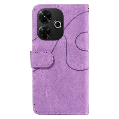 KT Leather Series-1 For Xiaomi Redmi 13 5G / 13 4G Case Wallet Leather Phone Cover Dual Color Splicing