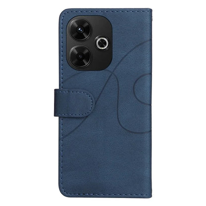KT Leather Series-1 For Xiaomi Redmi 13 5G / 13 4G Case Wallet Leather Phone Cover Dual Color Splicing