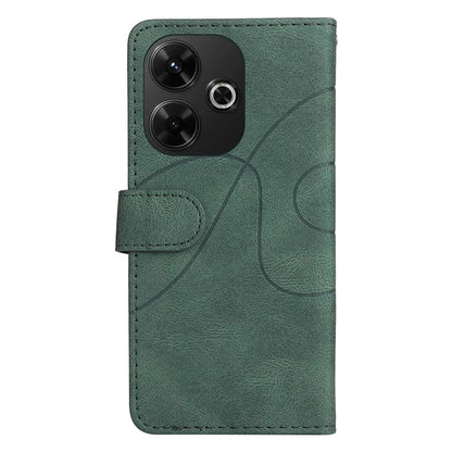 KT Leather Series-1 For Xiaomi Redmi 13 5G / 13 4G Case Wallet Leather Phone Cover Dual Color Splicing