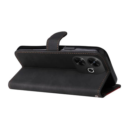For Xiaomi Redmi 13 5G / 13 4G Case Flip Stand PU Leather Phone Cover 3-Color Splicing Colors