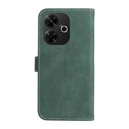 For Xiaomi Redmi 13 5G / 13 4G Case Flip Stand PU Leather Phone Cover 3-Color Splicing Colors