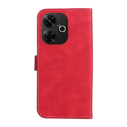For Xiaomi Redmi 13 5G / 13 4G Case Flip Stand PU Leather Phone Cover 3-Color Splicing Colors