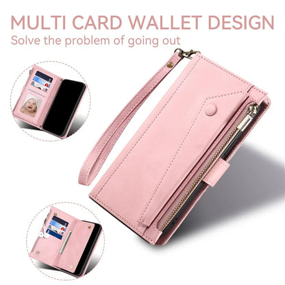ESEBLE Star Series For Motorola Edge 50 Ultra 5G / Moto X50 Ultra 5G Case Zipper Wallet Leather Phone Cover