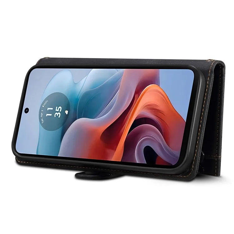 ESEBLE Star Series For Motorola Edge 50 Ultra 5G / Moto X50 Ultra 5G Case Zipper Wallet Leather Phone Cover