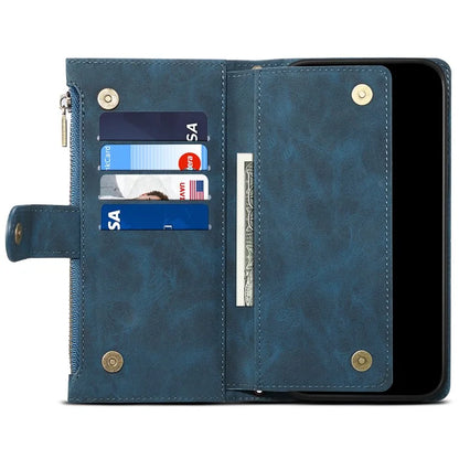 ESEBLE Star Series For Motorola Edge 50 Ultra 5G / Moto X50 Ultra 5G Case Zipper Wallet Leather Phone Cover