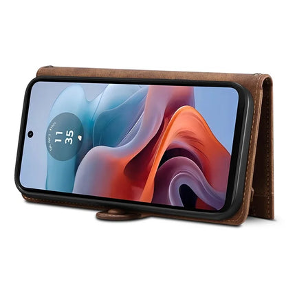 ESEBLE Star Series For Motorola Edge 50 Ultra 5G / Moto X50 Ultra 5G Case Zipper Wallet Leather Phone Cover